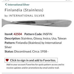 3 International Silver Insico Finlandia Stainless Steel soup Spoons 3 Glossy
